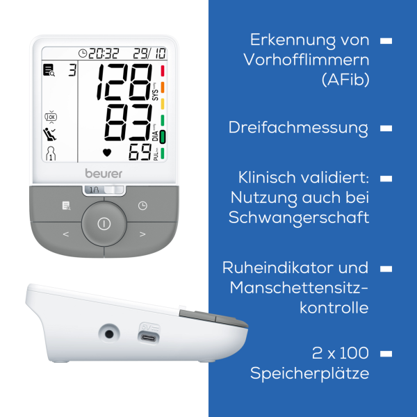 Beurer Oberarm-Blutdruckmessgerät BM 53