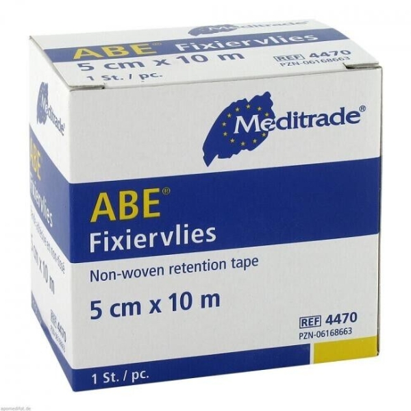 Vlies Fixiervlies 5 cm x 10 m lang Meditrade ABE Verband Wundverband Rolle